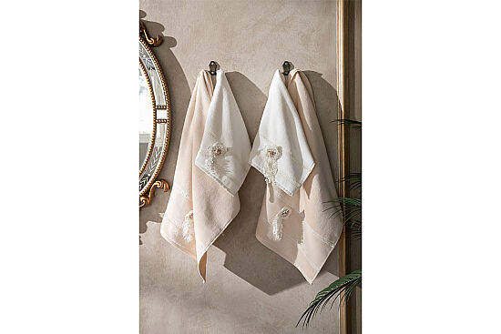 LİVA 4 PRÇ KUTULU HAVLU SET - 5