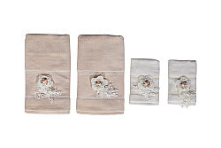 LİVA 4 PRÇ KUTULU HAVLU SET - 3