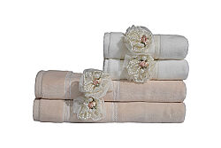 LİVA2 4 PRÇ KUTULU HAVLU SET - HSH-KRVN ORTAK