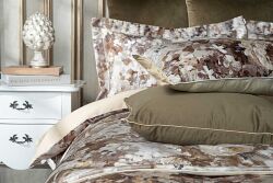 LİZBON ŞAL SET 90X250 5 PRC HARDAL-YEŞİL - 3