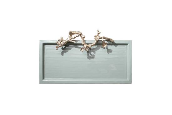 LOESS Comfort Sage Dekoratif Tepsi 60,5 cm L , 33 cm W , 5 cm H ( 25271 ) - 1