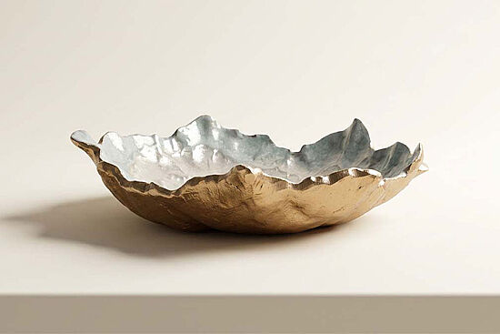 LOESS Scriptures Dekoratif Tabak 31 cm L , 31,5 cm W , 7,5 cm H ( 24634-SCE ) - 1