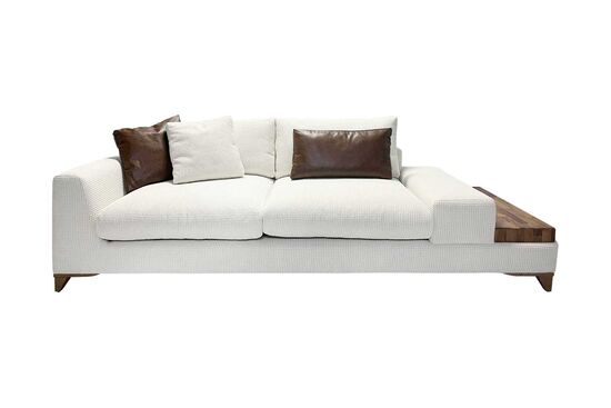 LORA ÜÇLÜ KOLTUK KREM 90x250x65cm (BOX 9857) - 1