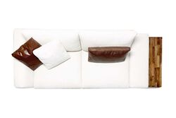 LORA ÜÇLÜ KOLTUK KREM 90x250x65cm (BOX 9857) - 2