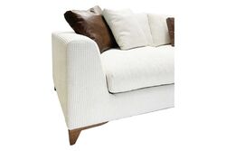 LORA ÜÇLÜ KOLTUK KREM 90x250x65cm (BOX 9857) - 6