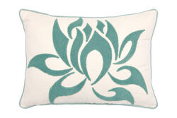 LOTUS CICEGI PUNCH KIRLENT SU YESILI 40x55cm