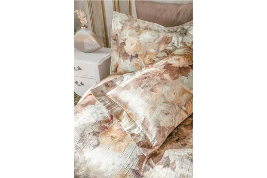 LOYAN NEVRESİM TAKIMI 200X220 CK 6 PRC KAHVE - 5