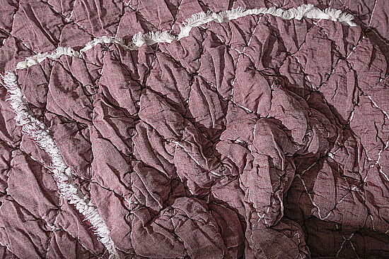 LUCİA YATAK ÖRTÜSÜ ÇK. 220X240 CM 3 PRÇ KREM-MOR - 6