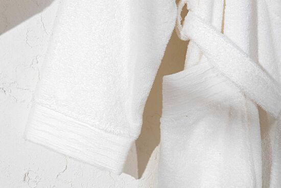 LUİ İKİLİ BORNOZ SET KREM - 3