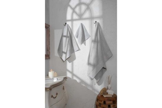 LUİZA 30X50 CM HAVLU SEDİR MİNT - 6