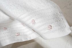 LUİZA İKİLİ BORNOZ SET KREM - 4