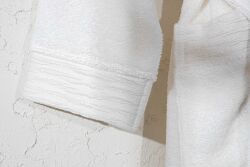 LUİZA İKİLİ BORNOZ SET KREM - 6