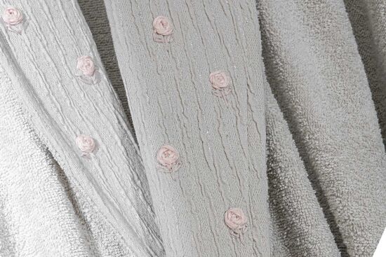 LUİZA İKİLİ BORNOZ SET SEDİR MİNT - 5