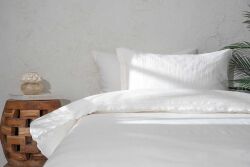 LUNEL NEVRESİM TAKIMI 160x220 3 PRC KREM - 1