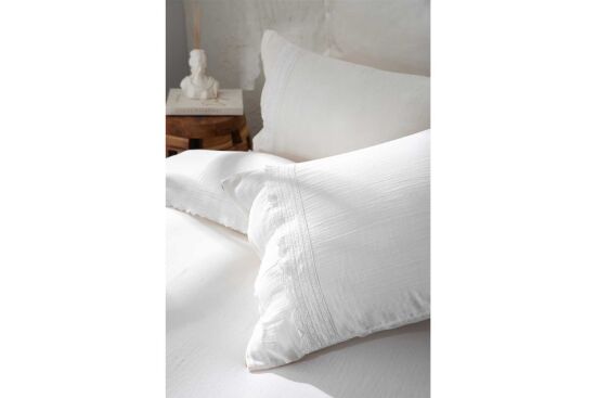 LUNEL NEVRESİM TAKIMI 240x220 4 PRC KREM - 6