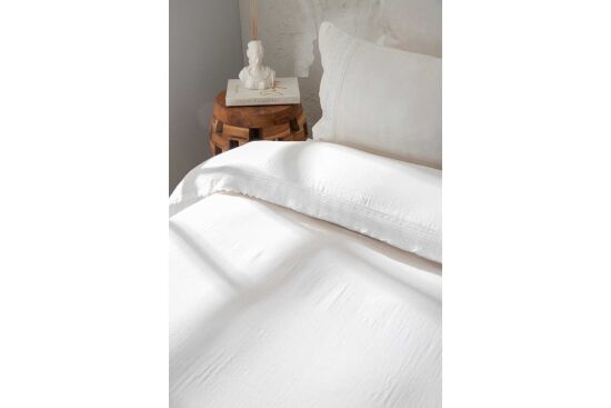 LUNEL NEVRESİM TAKIMI 240x220 4 PRC KREM - 8