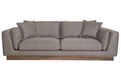 KERVAN - LUZIA UCLU KOLTUK KAHVE 90x240x65cm (PATARA-11)