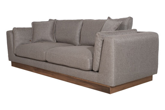 LUZIA UCLU KOLTUK KAHVE 90x240x65cm (PATARA-11)