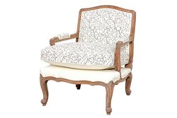 HSH-KRVN ORTAK - LY88C-V3 BERJER KREM-CICEK DESENLI 70x72x87cm