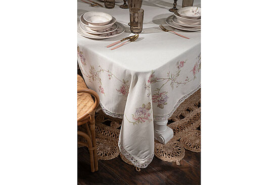 MAGNOLIA 140X140 MASA ORTUSU ECRU - 4