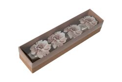MAGNOLİA 4'LÜ PEÇETE HALKASI 4,5X8 CM - 1