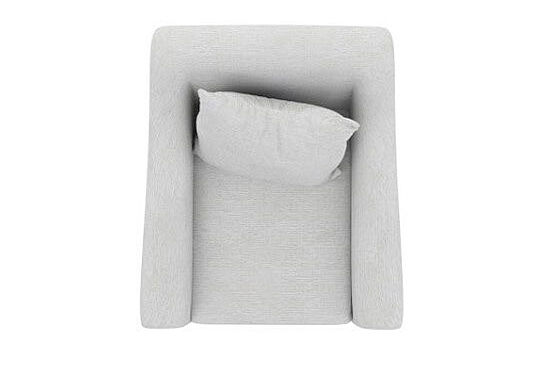 MAGRİTTE TEKLİ KOLTUK KREM 102x89x97cm 528503-5851AA - 4