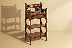 MAKYAJ MASASI 1 ÇEK.VİLLAGE MAHOGANY H016-CMH30 30x50x106cm PECAN CMH30 - KERVAN