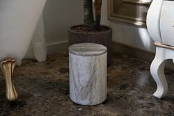 MARBLE COP KOVASI 20x20x28cm BEJ (AH-13091) - 3