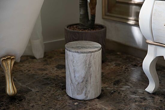 MARBLE COP KOVASI 20x20x28cm BEJ (AH-13091) - 3