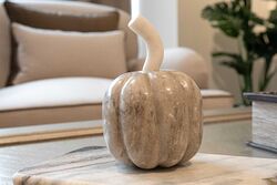 MARBLE DEKORATIF BAL KABAGI 10x10x10cm BEJ (AH-13052) - Thumbnail