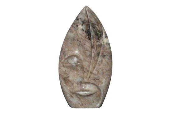 MARBLE DEKORATIF YÜZ 14x4x25cm BEJ (AH-13054)