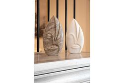 MARBLE DEKORATIF YÜZ 14x4x25cm BEJ (AH-13054) - Thumbnail