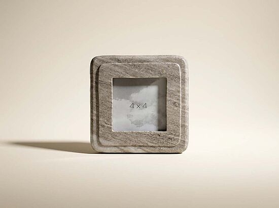 MARBLE FOTOGRAF CERCEVESI 15x15x3cm BEJ (AH-13058) - 1