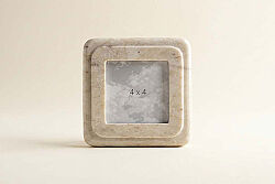 MARBLE FOTOGRAF CERCEVESI 15x15x3cm BEYAZ (AH-13056) - ÇERCEVE