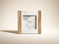 MARBLE FOTOGRAF CERCEVESI 15x15x3cm BEYAZ (AH-13070) - ÇERCEVE