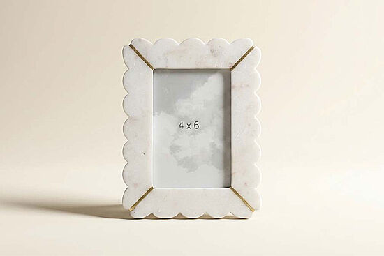 MARBLE FOTOGRAF CERCEVESI 15x15x3cm BEYAZ (AH-13073) - 1