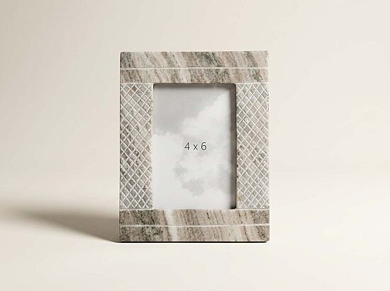 MARBLE FOTOGRAF CERCEVESI 18x23x3cm BEJ (AH-13061) - 1