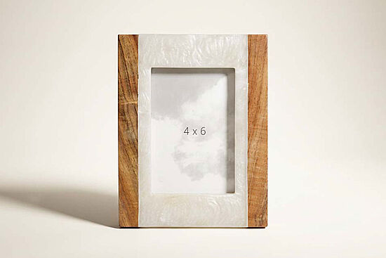 MARBLE FOTOGRAF CERCEVESI 18x23x3cm BEYAZ (AH-13070A) - 1