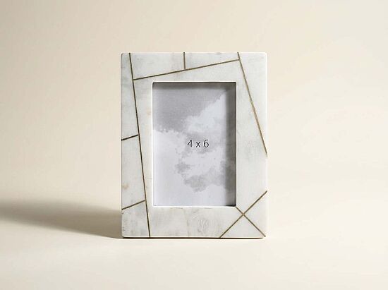 MARBLE FOTOGRAF CERCEVESI 18x23x3cm BEYAZ (AH-13071) - 1
