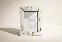 MARBLE FOTOGRAF CERCEVESI 20x26x3cm BEYAZ (AH-13072) - ÇERCEVE