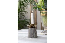 MARBLE MUMLUK 12x12x15cm BEJ (AH-13087A) - Thumbnail