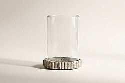 MARBLE MUMLUK 15x15x19cm BEJ (AH-13068A) - MUMLUK