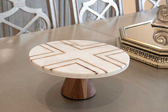 MARBLE SUNUMLUK 30x30x15cm BEYAZ (AH-13075)