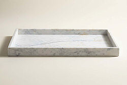 MARBLE TEPSI 30x46x4cm BEYAZ (AH-13046) - TEPSİ