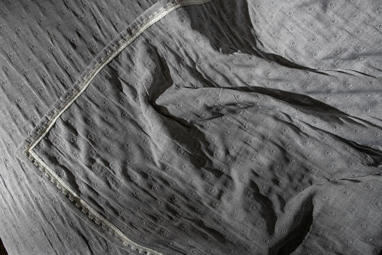 MARİSSA PİKE - YATAK ÖRTÜSÜ 240x250 3 PRC GRİ - 3