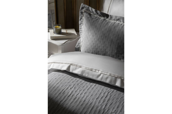 MARİSSA PİKE - YATAK ÖRTÜSÜ 240x250 3 PRC GRİ - 6