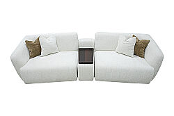 MARLOT DÖRTLÜ KOLTUK BEYAZ 105x280x75 (9851) - 3