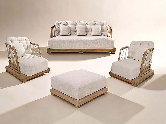 MARRAKECH ÜÇLÜ RELAX KOLTUK 85x205x82cm - 6