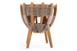 SEHPA - MARRAKECH YUVARLAK YAN SEHPA 58x58x62cm