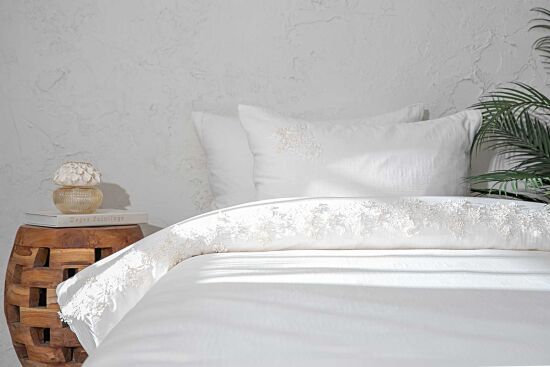 MARTESS NEVRESİM TAKIMI 160X220 3 PRC KREM - 1